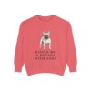 french-bulldog-sweatshirt-humor-watermelon French Bulldog Humor Sweatshirt, Watermelon, front view