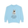 French Bulldog Mom Sweatshirt, Chambray, front view