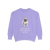 French Bulldog Mom Sweatshirt, Violet, front view