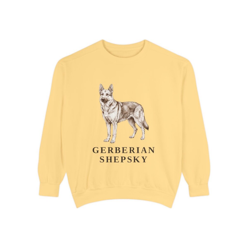 Gerberian Shepsky Sweatshirt, Butter, front view
