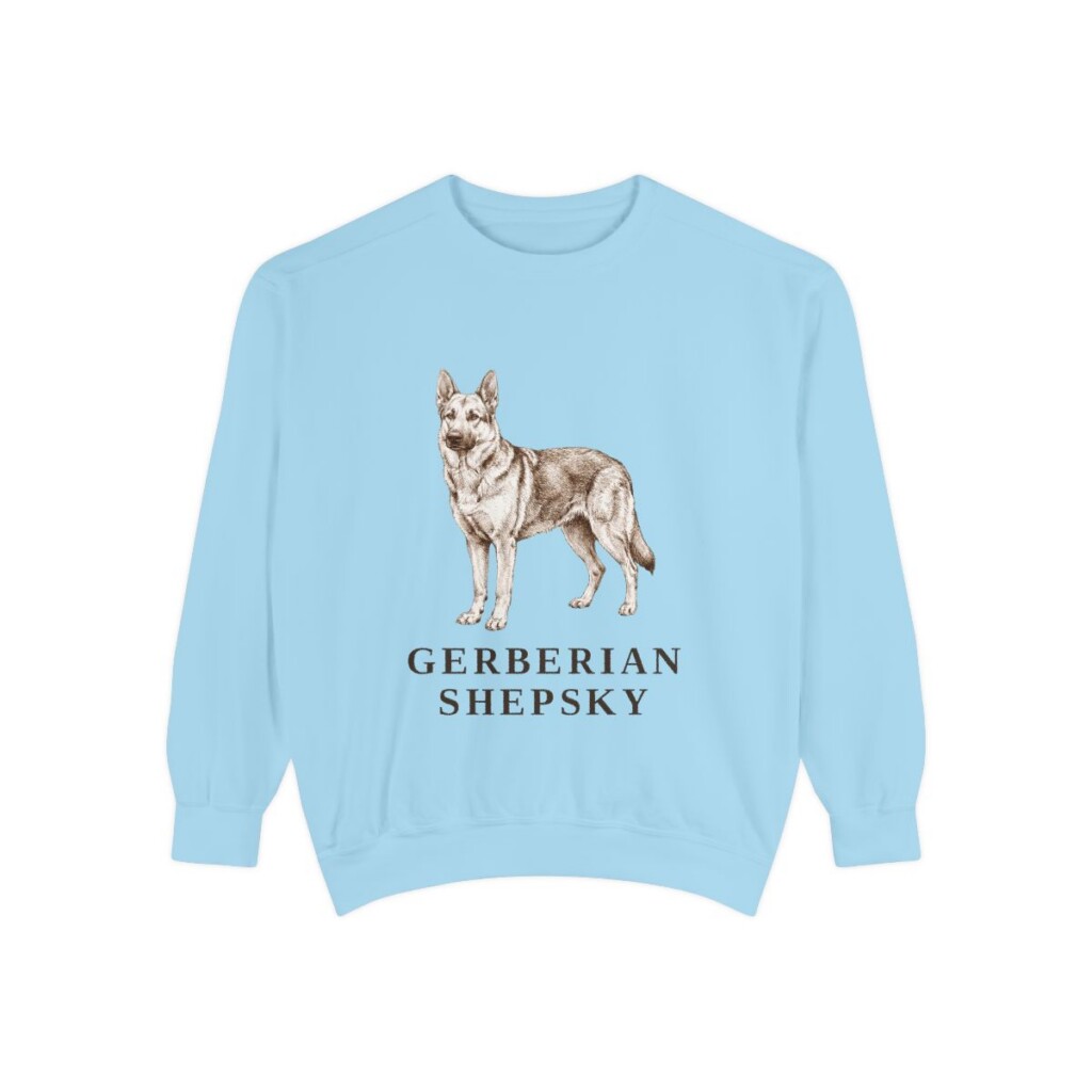 Gerberian Shepsky Sweatshirt, Chambray, front view