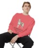 Gerberian Shepsky Dad Sweatshirt, Watermelon, person 1 context