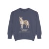 Gerberian Shepsky Latin Sweatshirt, Denim, front view