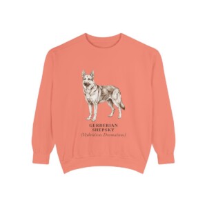 Gerberian Shepsky Latin Sweatshirt, Terracotta, front view