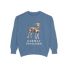 German Pinscher Sweatshirt, Blue Jean, front view