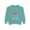 German Pinscher Humor Sweatshirt, Seafoam, front view