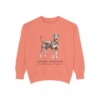 German Pinscher Latin Sweatshirt, Terracotta, front view