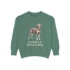 German Pinscher Sweatshirt, Light Green, front view