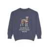 German Pinscher Mom Sweatshirt, Denim, front view