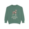 German Pinscher Mom Sweatshirt, Light Green, front view