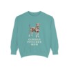German Pinscher Mom Sweatshirt, Seafoam, front view