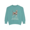German Pinscher Sweatshirt, Seafoam, front view