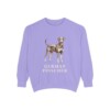 German Pinscher Sweatshirt, Violet, front view