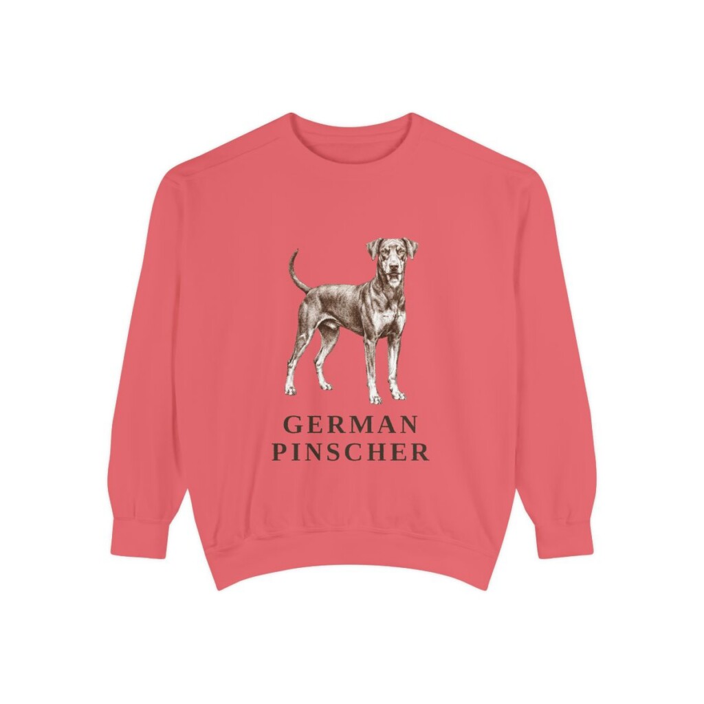 German Pinscher Sweatshirt, Watermelon, front view
