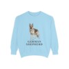 German Shepherd Sweatshirt, Chambray, front view