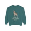 German Shepherd Dad Sweatshirt, Blue Spruce, front view