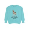 German Shepherd Dad Sweatshirt, Chalky Mint, front view