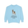 German Shepherd Dad Sweatshirt, Chambray, front view