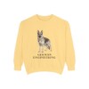 German Shepherd Humor Sweatshirt, Butter, front view