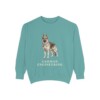 German Shepherd Humor Sweatshirt, Seafoam, front view