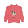 German Shepherd Humor Sweatshirt, Watermelon, front view