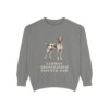 German Shorthaired Pointer Dad Sweatshirt, Grey, front view