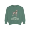 German Shorthaired Pointer Dad Sweatshirt, Light Green, front view