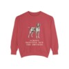 german-shorthaired-pointer-sweatshirt-humor-crimson German Shorthaired Pointer Humor Sweatshirt, Crimson, front view