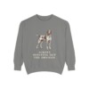 german-shorthaired-pointer-sweatshirt-humor-grey German Shorthaired Pointer Humor Sweatshirt, Grey, front view