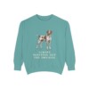 german-shorthaired-pointer-sweatshirt-humor-seafoam German Shorthaired Pointer Humor Sweatshirt, Seafoam, front view