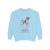 German Shorthaired Pointer Latin Sweatshirt, Chambray, front view