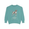 German Shorthaired Pointer Latin Sweatshirt, Seafoam, front view