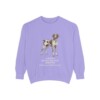 German Shorthaired Pointer Latin Sweatshirt, Violet, front view