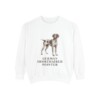 german-shorthaired-pointer-sweatshirt-white German Shorthaired Pointer Sweatshirt, White, front view