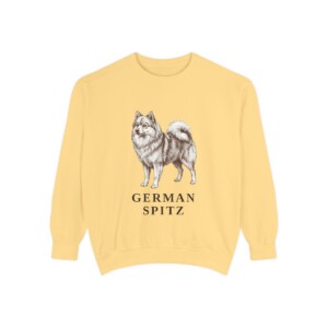 German Spitz Sweatshirt, Butter, front view