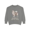 German Spitz Dad Sweatshirt, Grey, front view