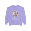 German Spitz Dad Sweatshirt, Violet, front view