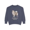 German Spitz Sweatshirt, Denim, front view