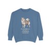 german-spitz-sweatshirt-humor-blue-jean German Spitz Humor Sweatshirt, Blue Jean, front view