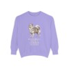 german-spitz-sweatshirt-humor-violet German Spitz Humor Sweatshirt, Violet, front view