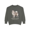 German Spitz Latin Sweatshirt, Pepper, front view
