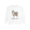 German Spitz Latin Sweatshirt, White, front view