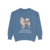 German Spitz Mom Sweatshirt, Blue Jean, front view