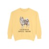 German Spitz Mom Sweatshirt, Butter, front view