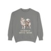 German Spitz Mom Sweatshirt, Grey, front view