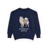 German Spitz Sweatshirt, True Navy, front view