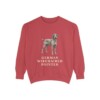 German Wirehaired Pointer Sweatshirt, Crimson, front view