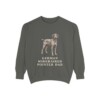 German Wirehaired Pointer Dad Sweatshirt, Pepper, front view