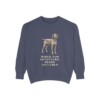 German Wirehaired Pointer Humor Sweatshirt, Denim, front view