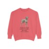 German Wirehaired Pointer Humor Sweatshirt, Watermelon, front view